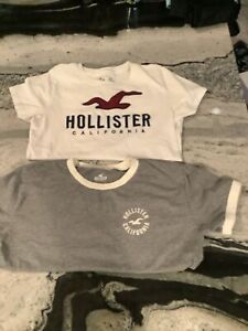 Hollister LOT OF 2 woman’s / Juniors T-Shirt SIZE  XS-Embroidered