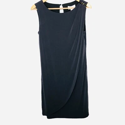 Jessica Simpson Gray Draped Cocktail Dress Size 6 - Image 1 of 4