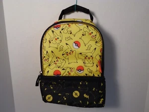 Thermos Pokemon Pikachu Dual Compartment Insulated Lunch Box, Lunchbag - Picture 1 of 10