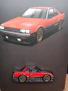 Faith Pin Abzeichen Nissan Skyline R30 rot Auto 40x16mm SAMMLERSTÜCK - Bild 1 von 4