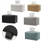 Tissue Box Holder Case Container Decoration Desktop Leather Paper Bedroom