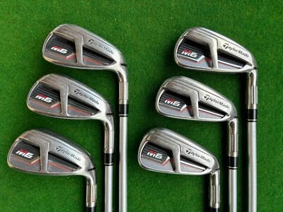 Taylormade M6 Ironset 5-9+Pw 6pc RH FUBUKI TM6  graphite Flex Stiiif used - Image 1 of 4