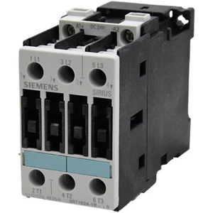 3RT10241BB40 Siemens 12A 24VDC 3P Contattore Sirio -SA - Foto 1 di 3