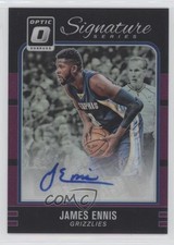 2016-17 Panini Donruss Optic Signature Series Purple Prizm James Ennis #7 Auto