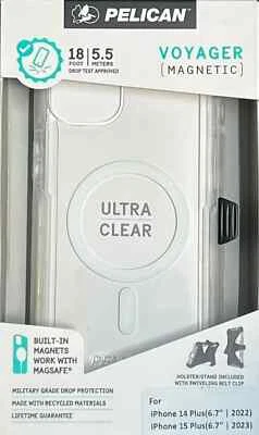 Capa Pelican Voyager MagSafe com Coldre para iPhone 14 Plus / iPhone 15 Plus - Imagem 1 de 2