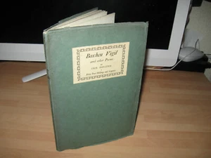Cecil Day-Lewis - Beechen Vigil 1925 Fortune Press 1st Poet Laureate debut poems - Picture 1 of 8