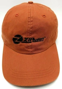 ZIP SYSTEM hat orange cotton adjustable cap - Picture 1 of 7