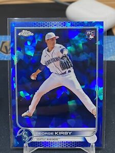 George Kirby 2022 Topps Chrome Update Sapphire US207 Rookie RC