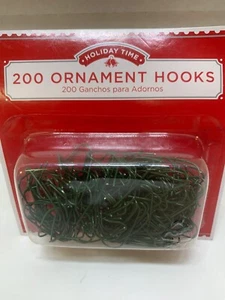 Holiday Time 200 grüne Ornamenthaken - Bild 1 von 3