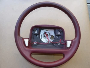 Volante de vinilo granate OEM Chevy Corsica Beretta 1992-1993 - Imagen 1 de 7