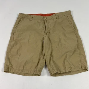 Columbia Shorts Herren 34 khaki 10 Zoll Schrittlänge Baumwolle Chino Wandern Outdoor - Bild 1 von 10