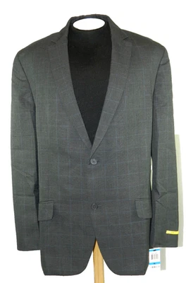 Abrigo deportivo a cuadros para hombre NUEVO INC International Concepts etiqueta talla XL manga 25,5 Foto 1 de 4