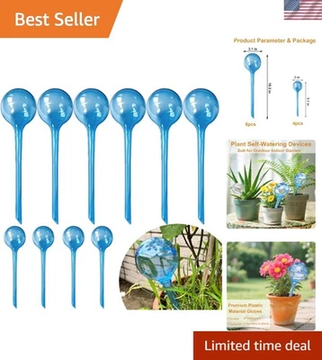 Globos para plantas de riego automático - 10 piezas bombillas duraderas para riego constante Foto 1 de 4
