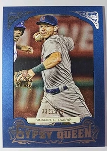 Topps Gypsy Queen 2014 enmarcado azul Ian Kinsler #332/499 - Tigres de Detroit - Imagen 1 de 2