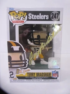 Terry Bradshaw Autographed Pittsburgh Steelers Signed Funko Pop Bradshaw Holo - Picture 1 of 3