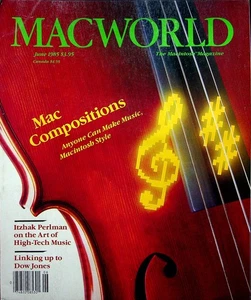 MacWorld Magazine June 1985 Mac Compositions Make Music, Macintosh Style - Picture 1 of 3