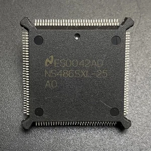 NSC NS486SXL-25 CPU A0 25MHz QFP132 486 x86 32bit Processor Uncommon - Picture 1 of 2