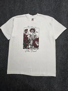 Vintage 1995 GRATEFUL DEAD Skull & Roses BERTHA Konzert Tour Shirt Größe XL - Bild 1 von 5