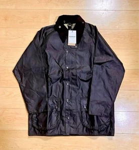 Unused 2024 Barbour Beaufort Waxed Cotton Jacket Size 40 Dark Green Length 82cm - Picture 1 of 10