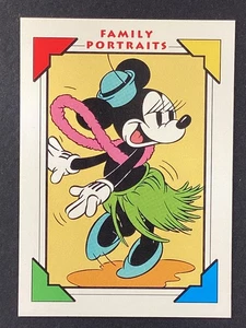 1991 Impel Disney Family Portraits #114 1937 Hawaiian Minnie Mouse Vintage NM - Picture 1 of 2