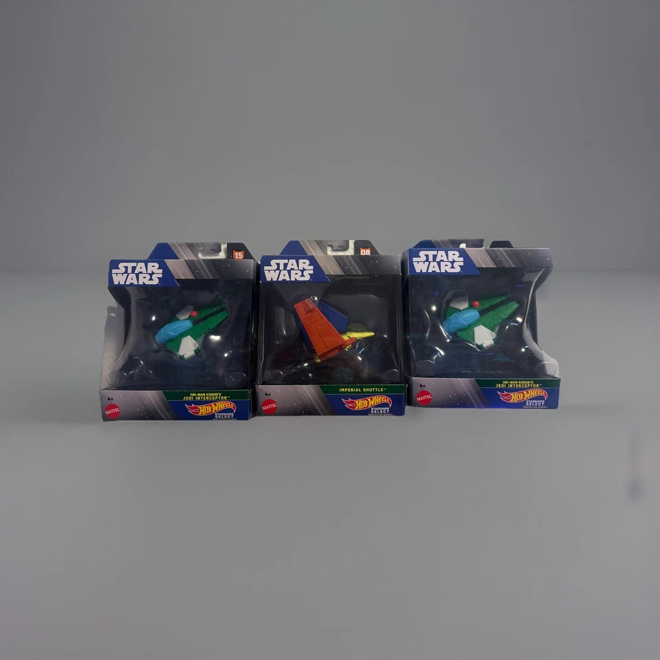 Hot Wheels Star Wars Звездолеты Выберите Прототип ИМПЕРСКИЙ ЧЕЛНОК Оби *Погоня* лот - Изображение 1 из 1