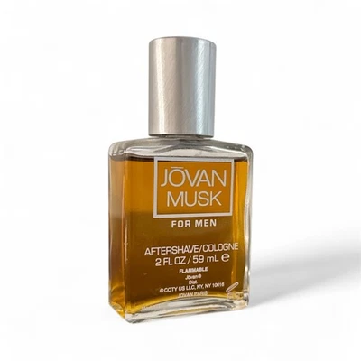 DE COLECCIÓN AÑOS 80 Jovan Musk para hombre aftershave/salpicaduras de colonia 2 FL OZ - sin usar Foto 1 de 4