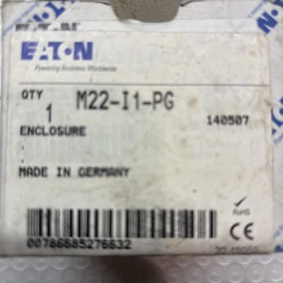 Eaton - Cutler Hammer M22-I1-PG Botón Caja 2.83 Montaje Superficial 1 Agujero Foto 1 de 4