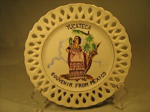 7" Porzellan Sammelteller YUCATEACA Mexico [G2a] - Bild 1 von 4