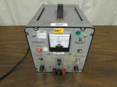 Power Designs Inc. 2050 DC Linear power Supply Missing Knobs As-Is - Image 1 of 3