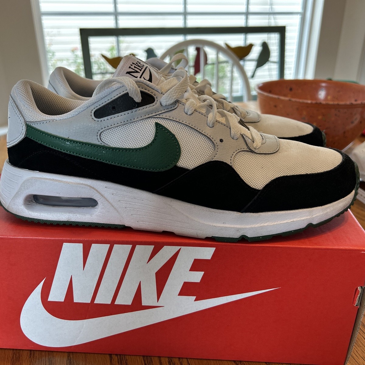 air max sc white green