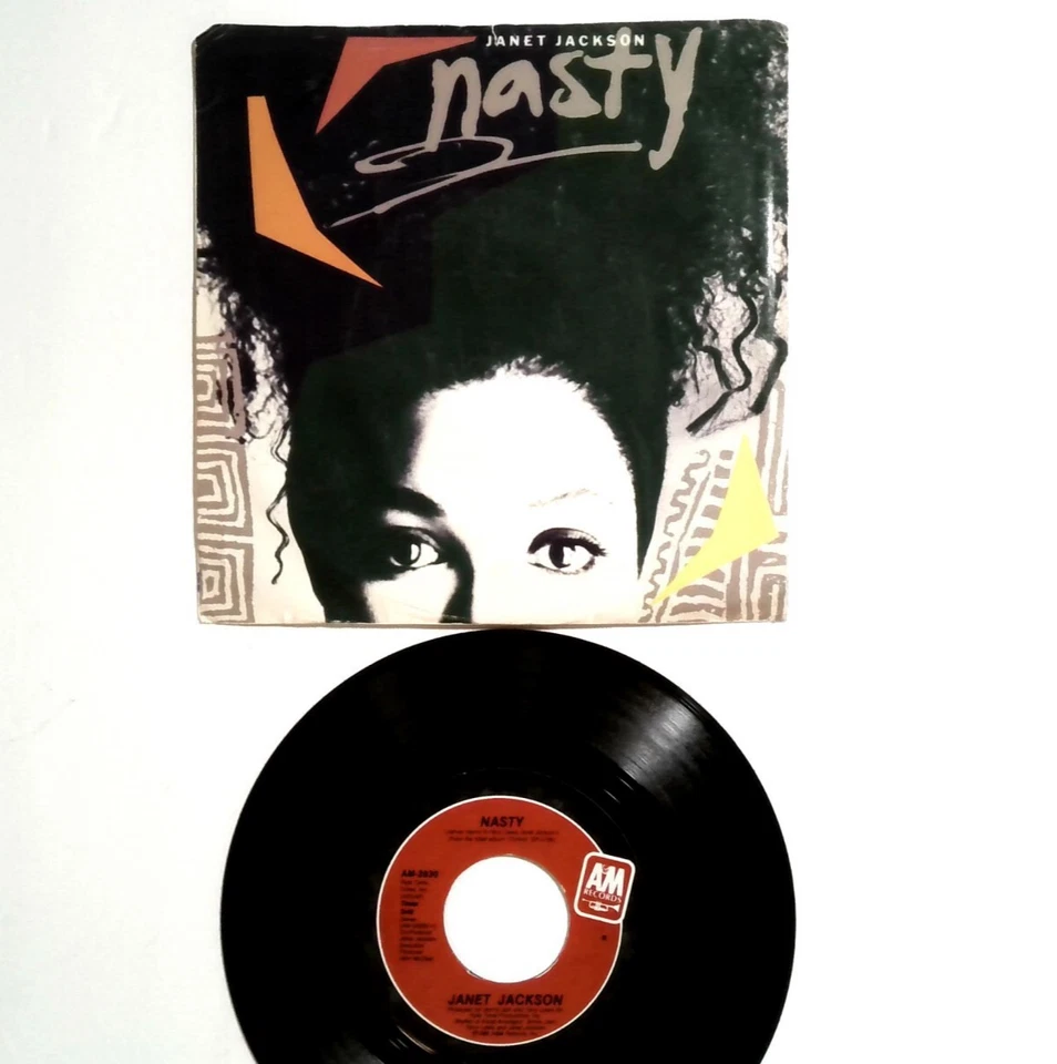 Janet Jackson - Nasty /You'll Never Fine - 80s Dance Pop 7" Vinyl 45 Pic Sleeve - Image 1 of 4