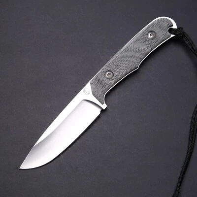 Chris Reeve Backpacker Fixed Blade - Black Canvas Micarta / MagnaCut Blade - Image 1 of 4