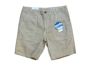 AG The Wes pantaloncino utilitaristico relaxed dritto 30 cotone kaki casual - Foto 1 di 8