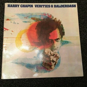 HARRY CHAPIN - VERITIES & BALDERDASH - ELEKTRA LP GATE FOLD LP 1974 U.S. PRESS? - Picture 1 of 5