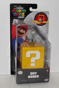 Mini Figura de 1" de la Película Super Mario Bros con Bloque de Preguntas Jakks NUEVA - Imagen 1 de 6