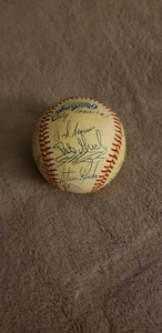 1981 California Angels Team signierter Baseball Grich Baylor +15 weitere BAS LOA - Bild 1 von 9