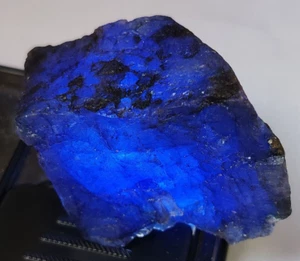 AAA+ Large Natural Blue Sapphire 537.60 Ct. Rough Uncut Loose Gemstone Gifts - Picture 1 of 7