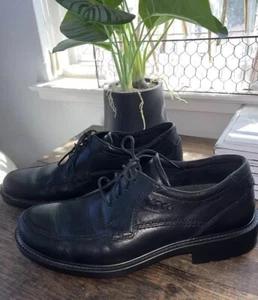 ECCO Herren Helsinki Bike Toe Oxford in schwarz Leder Gr. 41, US 8 - Bild 1 von 12