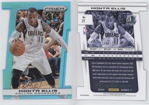 2013-14 Panini Prizm Light Blue Prizm Die-Cut /199 Monta Ellis #11