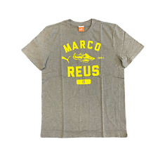 Borussia Dortmund Herren T-Shirt (Größe L) grau Fußball Marco Reus T-Shirt - Neu