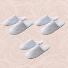  3 Pairs White Lovers Soft Family Anti Slip Home Slippers Pedicure