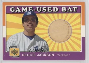 2001 Upper Deck Decade 1970's Game-Used Bats Reggie Jackson #B-REJ HOF