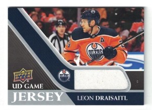 NHL Jersey Tradingcard - Leon Draisaitl - Edmonton Oilers