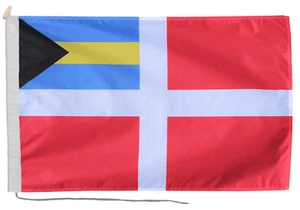 Bahamas Zivil Fähnrich Flagge mit Seil und Knebel - handgefertigt in Großbritannien - Bild 1 von 8