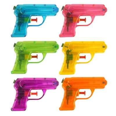 Kids Water Pistol Gun Set 11cm Summer Fun Garden Party Bag Filler Beach Toy - Image 1 of 4