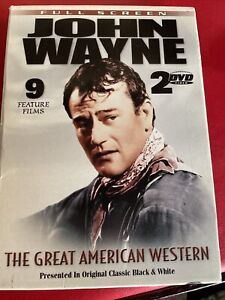 John Wayne - The Great American Western (DVD, 2003, 9 Feature Films)
