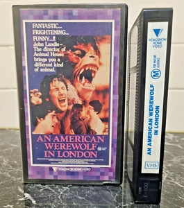 Vintage Horror VHS Tape An American Werewolf In London Roadshow 1981 Classic - Picture 1 of 12