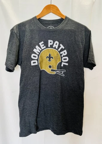 New Orleans Saints Dome Patrol Black Shirt Short Sleeve Size S-XXL Free Shipping Cover