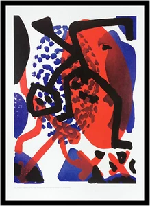 A.R. Penck Poster Kunstdruck Bild im Alu Rahmen - Wächter - 75x55cm I Neu - Bild 1 von 1
