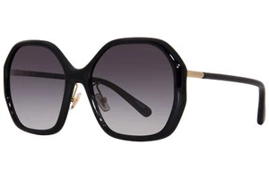 Coach C9204 HC8343 50028G Sunglasses Women's Black/Grey Gradient Lenses 57mm - Picture 1 of 5